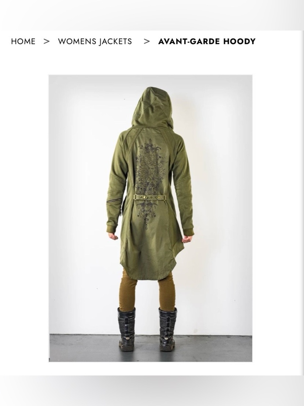 Hoody Jacket - Olive Green - Picture 5 of 13